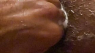 Trans Girl Finger Fucks Big Juicy Ass in Slow Motion