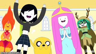 Adventure Time cartoon orgy 2D animation