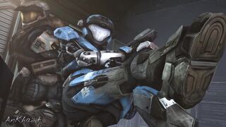 No Staring! (Halo: Reach Kat Anal SFM Animation)