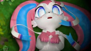 Sylveon CREAMPIE, VAGINAL AND BLOWJOB! She Swallow all (Pokemon) | Merengue Z