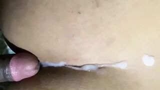 fucking my big ass wife and cum on her ass feeling horny while fucking