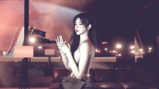 3D big boobs Japanese wife naked her huge boobs