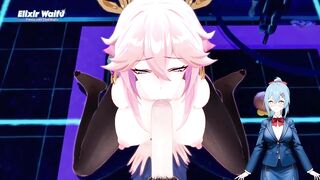 ???? oh noes. Yae Miko NUDE twerk. gacha gamers BEWAREEE ahhh! HENTAI vtuber