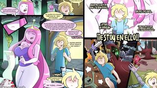 Princess Bubblegum fulfills Finn's sexual fantasy