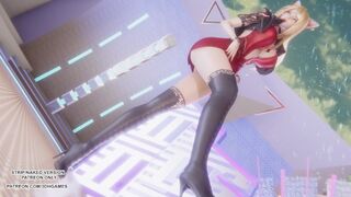 [MMD] SUNMI - TAIL Ahri Sexy Kpop Dance League of Legends Hentai Uncensored 4K 60FPS