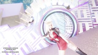 [MMD] SUNMI - TAIL Ahri Sexy Kpop Dance League of Legends Hentai Uncensored 4K 60FPS