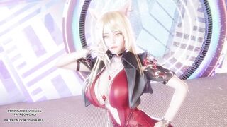 [MMD] SUNMI - TAIL Ahri Sexy Kpop Dance League of Legends Hentai Uncensored 4K 60FPS