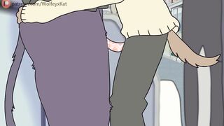 Kitty and Puppy 2 (Furry Hentai Animation)