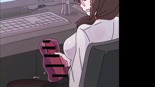 Cute Futa Office Girl Hot Toy Jerking And Cumshot | Cartoon Futanari Animation 4k 60fps