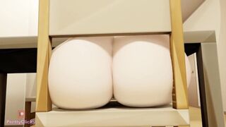 Custom GF App, Breast Expansion, Ass Inflation, Belly Growth, Giantess Growth 3D anime Animation