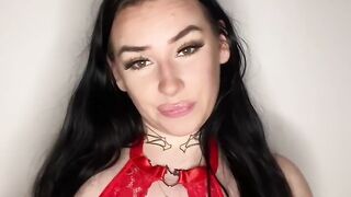 Busty British teen with dominates you with dirty talk