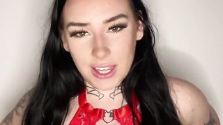 Busty British teen with dominates you with dirty talk