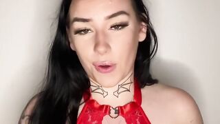 Busty British teen with dominates you with dirty talk