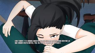 RECEIVING A BLOWJOB FROM THE PROVOCATIVE MOMO YAOYOROZU - RE HERO ACADEMY