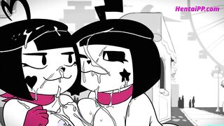 Mime & Dash Threesome Animation Hardsex * Blowjob * // HENTAI 2D