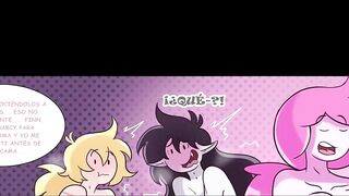 Dulce Princesa y Marceline se Turnan para ser folladas por fin - Hora de Aventura Hentai