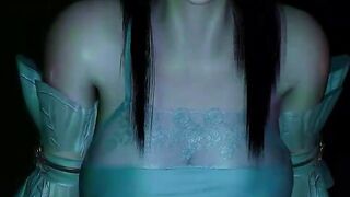 3D big boobs slut Asian cosplay stripper naked her boobs and got fucked