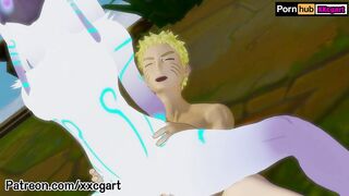 LoL Hentai - Kindred (鏡爪) sex with naruto