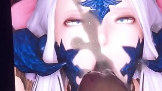 Final Fantasy XIV Cumtribute Aura love facial