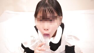 【素人】日本のメイドがご主人様を想いながらオナニーしちゃう♡