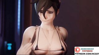 OVERWATCH FUTANARI WIDOWMAKER HARD FUCK TRACER | FUTA HENTAI ANIMATION BIG DICK CREAMPIE 4K 60FPS