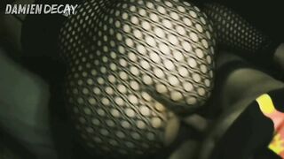 PAWG in Fishnets Takes Hard Cock