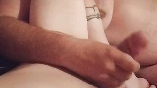 T4T Couple; Boyfriend Stroking My Chickdick