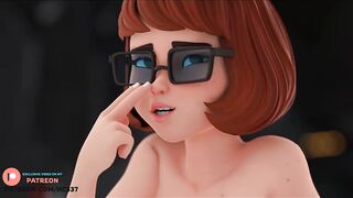 VELMA TEST SO MANY DICKS IN THE DUNGEON - SCOOBY DOO HENTAI ANIMATED CARTOON