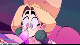 Hottest Magic Futa Enjoy Blowjob From Girl | Best Cartoon Porn 4k