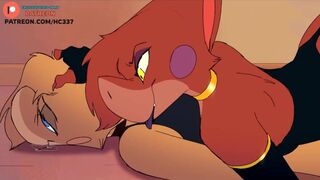 AMAZING FUTANARI FURRY ANAL FUCK AND CREAMPIE IN THE HOUSE HENTAI 60FPS