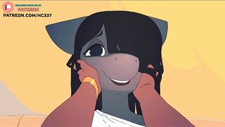 FUTANARI FURRY HENTAI STORY ANIMATION - FUTA FURRY HOT BLOWJOB CARTOON 60FPS 4K