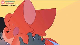 FUTANARI FURRY HENTAI STORY ANIMATION - FUTA FURRY HOT BLOWJOB CARTOON 60FPS 4K