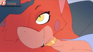 FUTANARI FURRY HENTAI STORY ANIMATION - FUTA FURRY HOT BLOWJOB CARTOON 60FPS 4K