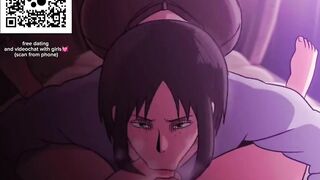 Mikasa Ackerman gives a deep, drooling blowjob - Attack on Titan Hentai Uncensored