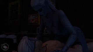 Tavern sex scene, drow and human, part 5