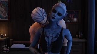 Tavern sex scene, drow and human, part 5