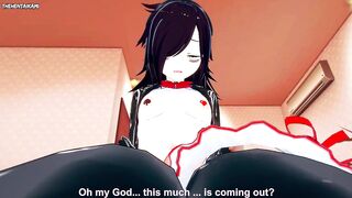 Tomoko from Watamote Gives You A Footjob Hentai POV