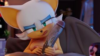 Rouge The Bat wants SWALLOW your THICK CUM | Merengue Z