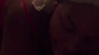 Ebony Sucking White Guy on Periscope