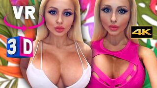 VR 3D 4K DRESSING ROOM VOYEUR SEXY BIG TITS BLONDE CHANGING SPY CAMERA PUBLIC VIRTUAL REALITY