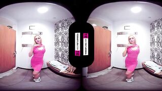 VR 3D 4K DRESSING ROOM VOYEUR SEXY BIG TITS BLONDE CHANGING SPY CAMERA PUBLIC VIRTUAL REALITY