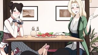 Naruto - Kunoichi Trainer - Part 7 - TenTen and Tsunade Footjob by LoveSkySanX