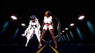 Mmd Taiho and Graf Fuck Concert Live Fucked after Concert