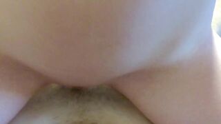 Her first Anal, Jumping on a Dick until she Gets a Creampie