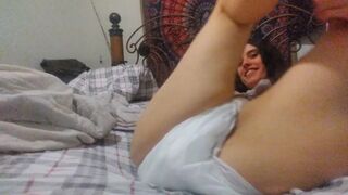 Footage from PinkMoonLust ABDL first Day Adult Diaper! Posing Cute Laughing Giggling Hair Honey Pie