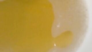 Urine Fetish Princess Potty Training Boy Urinal Toy Aim Play!: Girl Stands to Pee Foamy Yellow Piss