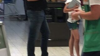 Like mother like daughter hot candid ass in Jeans pt 3