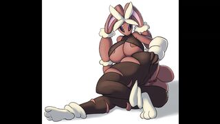 Female Pokesex Entry #428 Lopunny / Lockpin (pokemon Hentai Compilation)