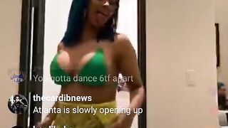 HOT CARDI B TWERK ON INSTAGRAM!!!