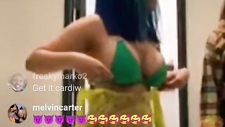 HOT CARDI B TWERK ON INSTAGRAM!!!